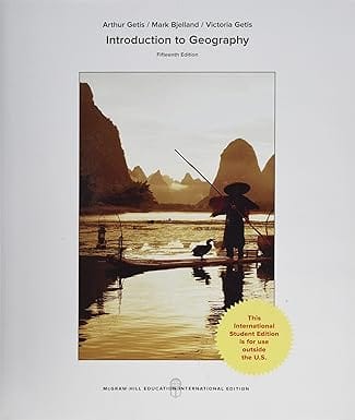 Introduction To Geography 15th Edition 2002 By Getis J D