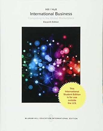 International Business Competing In The Global Marketplace 2016 By Hill C W L