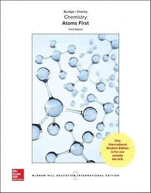 Chemistry Atoms First 5th Edition 2017 By Burdge J