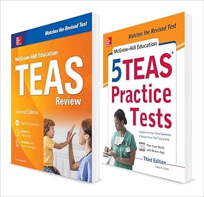 Mcgraw Hill Education Teas With 5 Teas Practice Tests Book 2nd Edition 2017 By Cantarella C