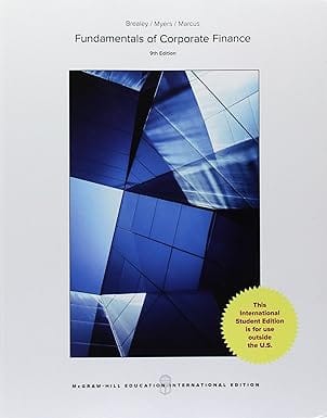 Fundamentals Of Corporate Finance 9th Edition 2017 By Brealey