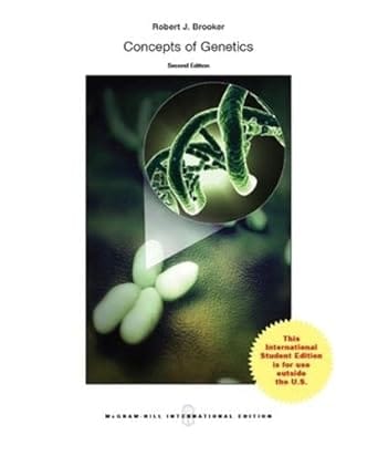 Concepts Of Genetics 2nd Edition 2016 By Brooker R J