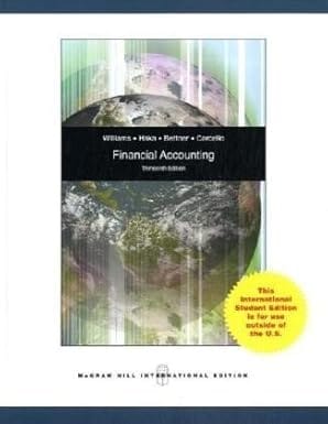 Financial Accounting 13th Edition 2006 By Williams J R