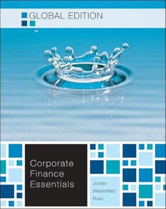 Essentials Of Corporate Finance 7th Edition 2010 By Ross S A