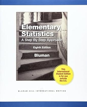 Elementary Statistics Step By Step W Cd 8th Edition 2011 By Bluman A G