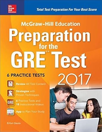 Preparation For The Gre Test 2017 3rd Edition 2017 By Geula E