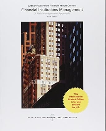 Financial Institutions Management A Risk Management Approach 9th Edition 2017 By Saunders A