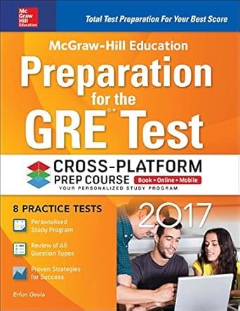 Preparation For The Gre Test 2017 Cross-Platform Prep 3rd Edition 2017 By Geula E