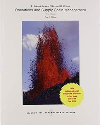 Operations And Supply Chain Management 4th Edition 2016 By Jacobs F R