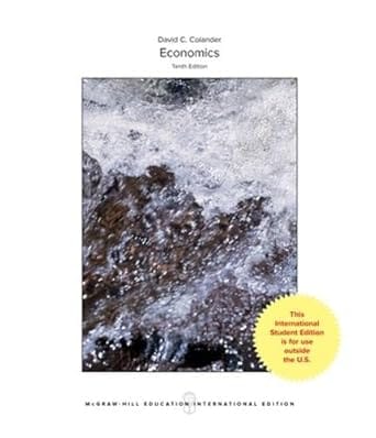 Economics 10th Edition International Edition 2004 By Colanderd