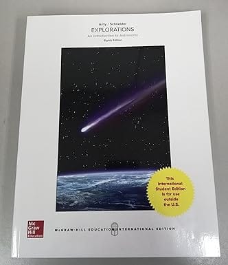 Explorations Introduction To Astronomy 8th Edition International Edition 2016 By Arny T T