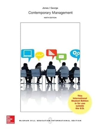 Contemporary Management 9th Edition 2016 By Jones G R