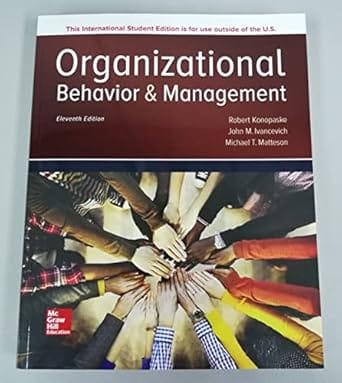 Organizational Behavior And Management 11th Edition 2017 By Konopaske