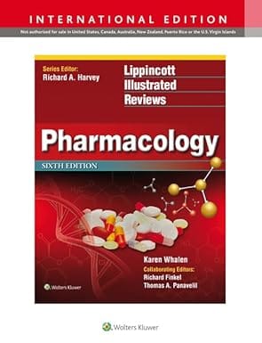 Lippincotts Illustrated Reviews Pharmacology 6th Edition International Edition 2014 By Pharmd K W