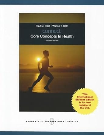 Core Concepts In Health Update 11th Edition 2009 By Inselp M