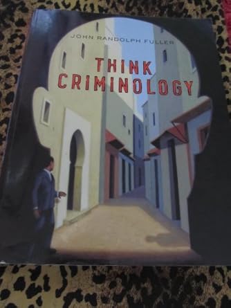 Think Criminology 2011 By Fuller J