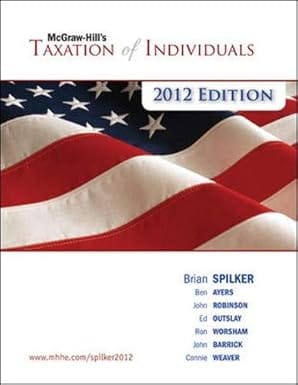 Taxation Of Individuals, 2011 Edition 3rd Edition 2011 By Spilker B