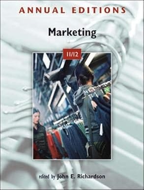 Annual Edition Marketing 11 And 12, 34th Edition 2011 By Richardsonj