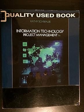 Information Technology Project Management 8th Edition 2015 By Schwalbe K