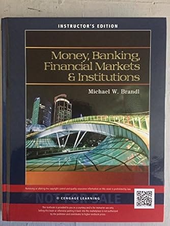 Money Banking Financial Markets And Institutions 2016 By Brandl M