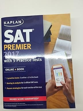 Sat Premier 2017 With 5 Practice Tests Online + Book 2016 By Kaplan
