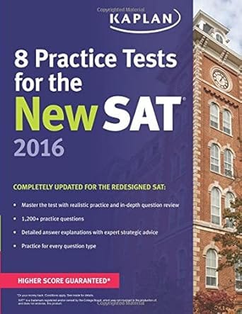 Kaplan 8 Practice Tests Sat 2015 By Kaplan