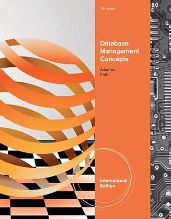Database Management Concepts 7th Edition International Edition 2011 By Prattp