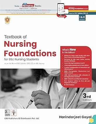 Textbook of Nursing Foundations for BSc Nursing Students 3rd Edition 2025 By Dr Harinderjeet Goyal
