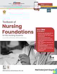 Textbook of Nursing Foundations for BSc Nursing Students 3rd Edition 2025 By Dr Harinderjeet Goyal