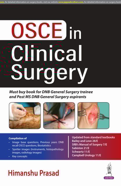 Osce In Clinical Surgery 1st Edition 2025 By Himanshu Prasad