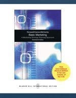 Basic Marketing 17th Edition International Edition 2009 By Perreault W D