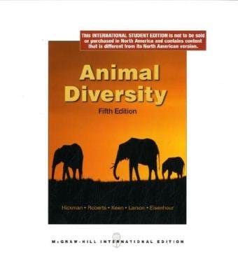 Animal Diversity 5th Edition International Edition 2009 By Keen S L