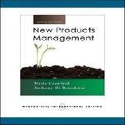 New Product Management 9th Edition International Edition 2008 By Crawford