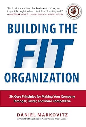 Building The Fit Organization Six Core Principles For Making Your Company Stringer Faster And More Competitive 2016 By Markovitz D