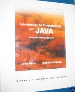 Introduction To Programming With Java International Edition 2009 By Dean J