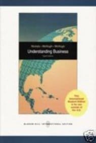 Understanding Businedd 8th Edition International Edition 2008 By Nickels
