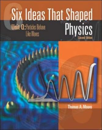 Six Ideas That Shaped Physics Unit Q Particles Behave Like Waves 2nd Edition 2003 By Moore T A