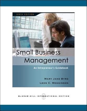 Small Business Management An Entreoreneurs Guidebook 6th Edition International Edition 2009 By Byrd M J