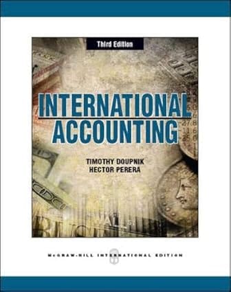 International Accounting 3rd Edition International Edition 2012 By Doupnik T