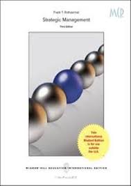 Strategic Management 3rd Edition International Edition 2017 By Rothaermel F T