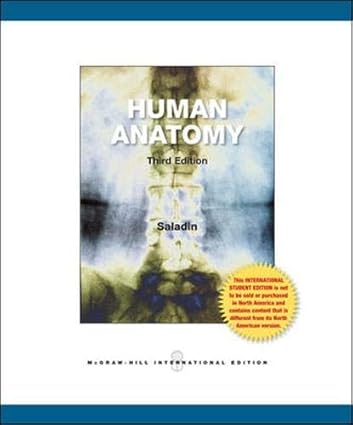 Human Anatomy 3rd Edition International Edition 2011 By Saladin K S