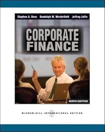 Corporate Finance 9th Edition International Edition 2010 By Ross S A