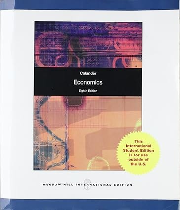 Economics 8th Edition International Edition 2010 By Colander D C