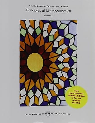 Principles Of Microeconomics 6th Edition International Edition 2016 By Frank R H