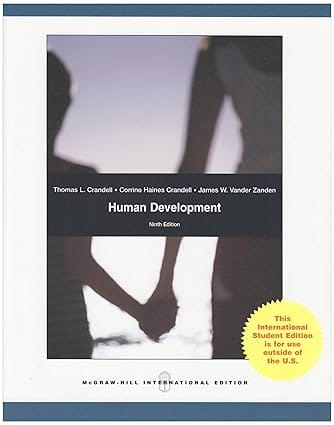Human Development 9th Edition International Edition 2009 By Crandell T L