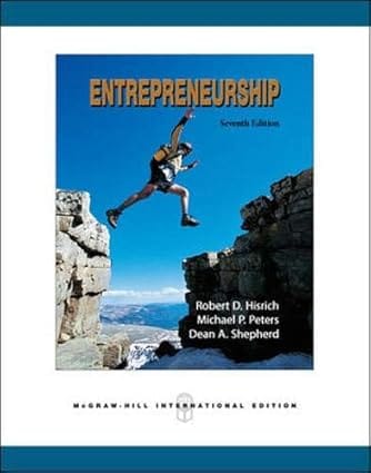Entrepreneurship 7th Edition International Edition 2008 By Hisrich R D