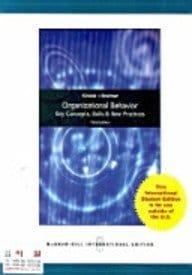 Organizational Behavior 3rd Edition International Edition 2008 By Kinicki