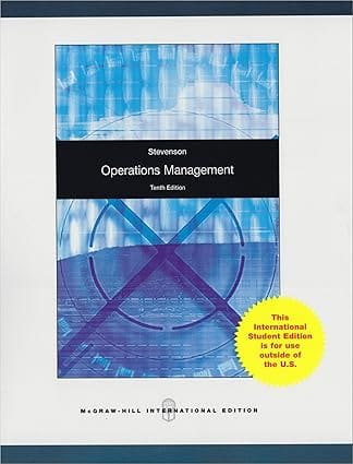 Operations Management 10th Edition International Edition 2009 By Stevenson W J