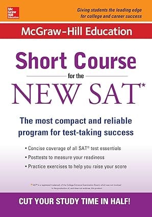 Short Course For New Sat The Most Compact And Reliable Program For Test Taking Success 2016 By Johnson C B