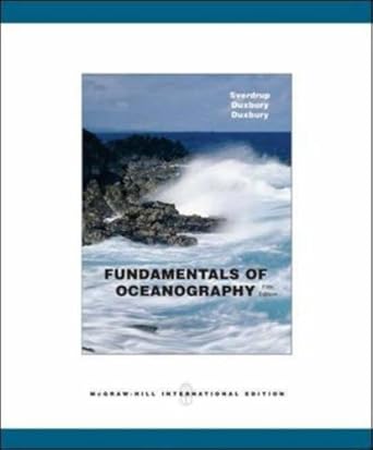 Fundamentals Of Oceanography 5th Edition 2006 By Sverdrup K A